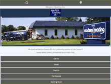 Tablet Screenshot of modernheatingco.com